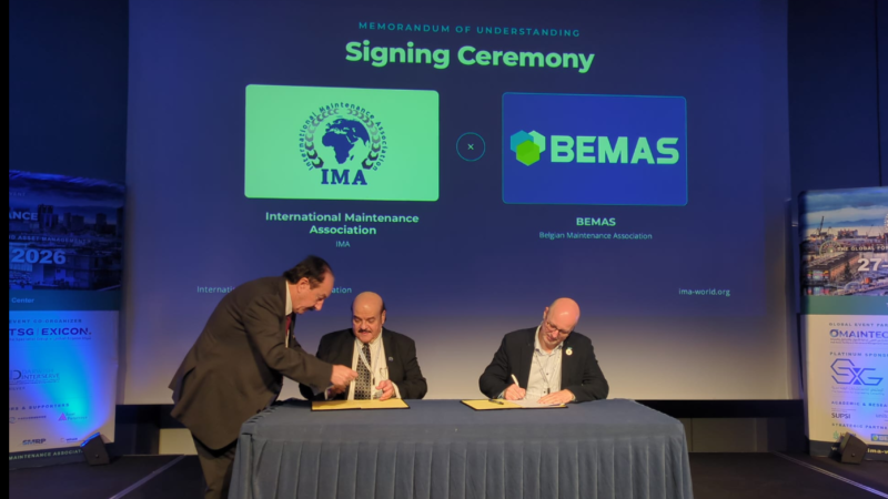 Signing the MOU between IMA and BEMAS - Genoa - Italy - 2026-10-28
